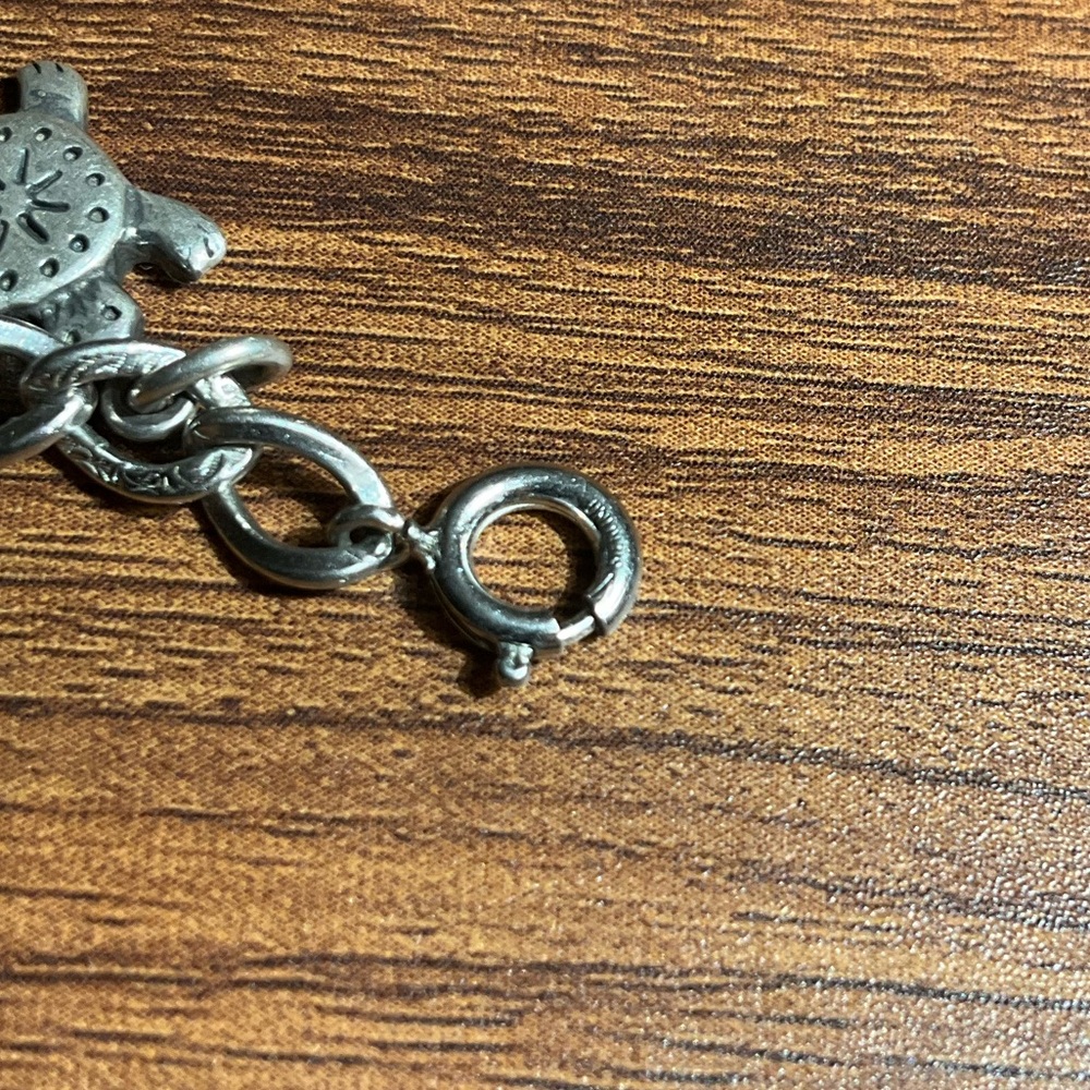 Sterling Silver Southwestern Charm Bracelet - Picture 6 of 9